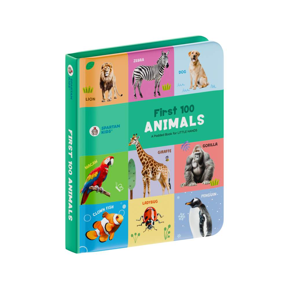 My First Padded Book of Animals: Early Learning for Kids