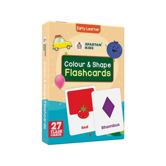 Colours & Shapes Flash Cards | 27 Early Learning for Kids