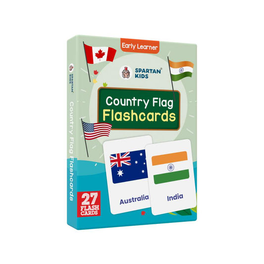 Country Flag Flash Cards | 27 Early Learning Flash Cards for Kids