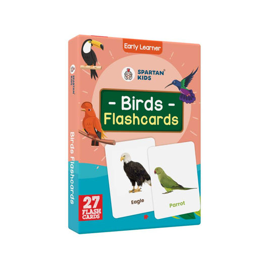 Birds Flash Cards | 27 Early Learning Flash Cards for Kids