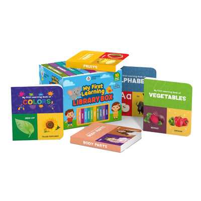 Board Book Set of 10 for Toddlers Ages 1-5 | Educational Gift