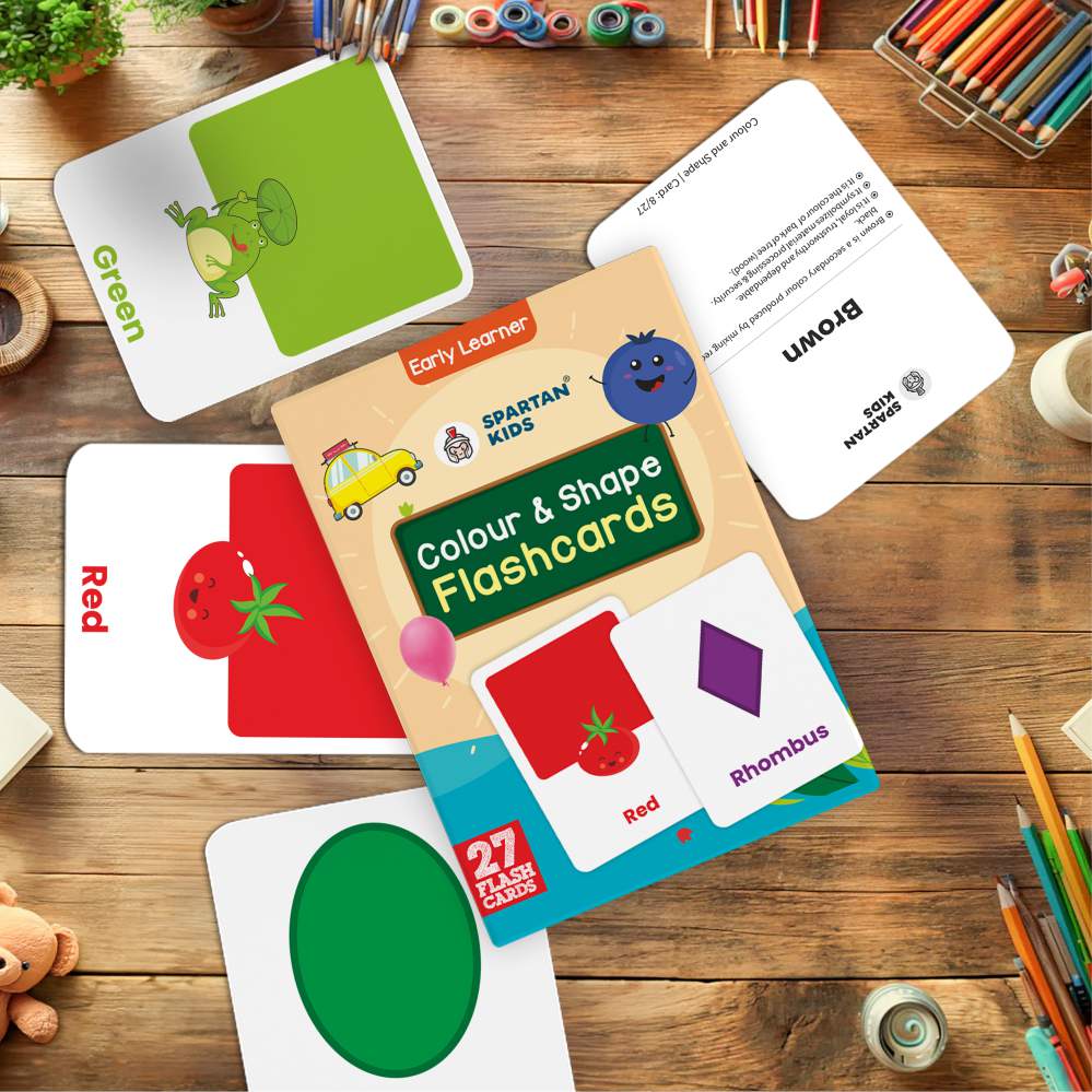 Colours & Shapes Flash Cards | 27 Early Learning for Kids