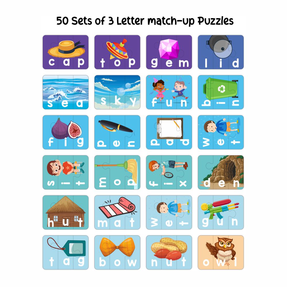 Learn to Spell Puzzle 2 -150 Piece Spelling Puzzle