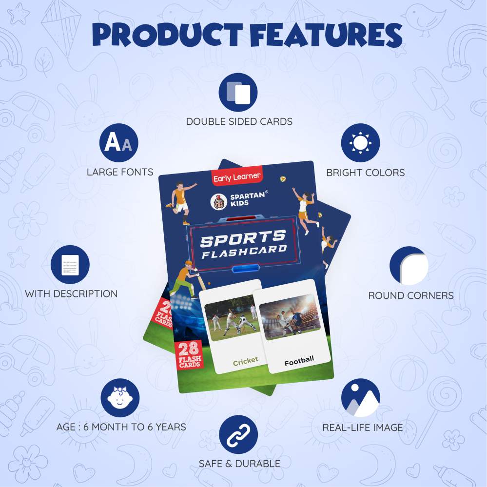 Sports Flash Cards | 27 Early Learning for Kids