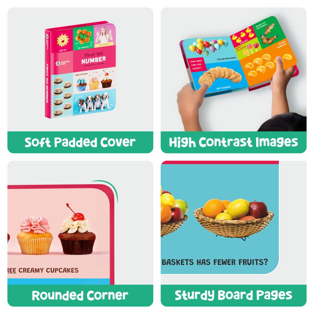 My First Padded Book of Numbers: Early Learning for Ages 1-3