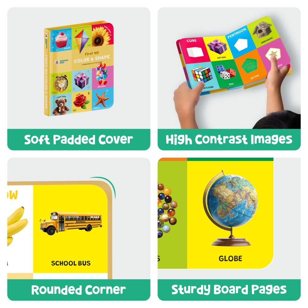 My First Padded Book of Color & Shape: Early Learning Fun