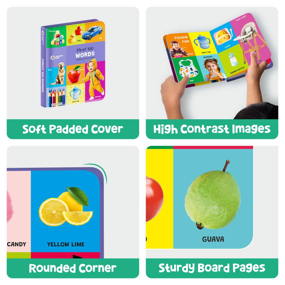 My First Padded Book of Words: Early Learning for Kids