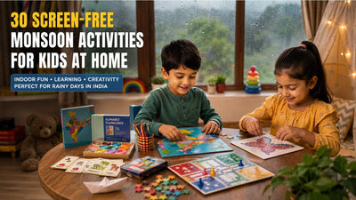 Monsoon Activities for Kids at Home: 30 Screen-Free Ideas for Rainy Days in India