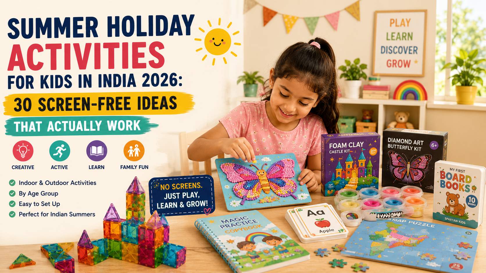 Summer Holiday Activities for Kids in India 2026: 30 Screen-Free Ideas That Actually Work