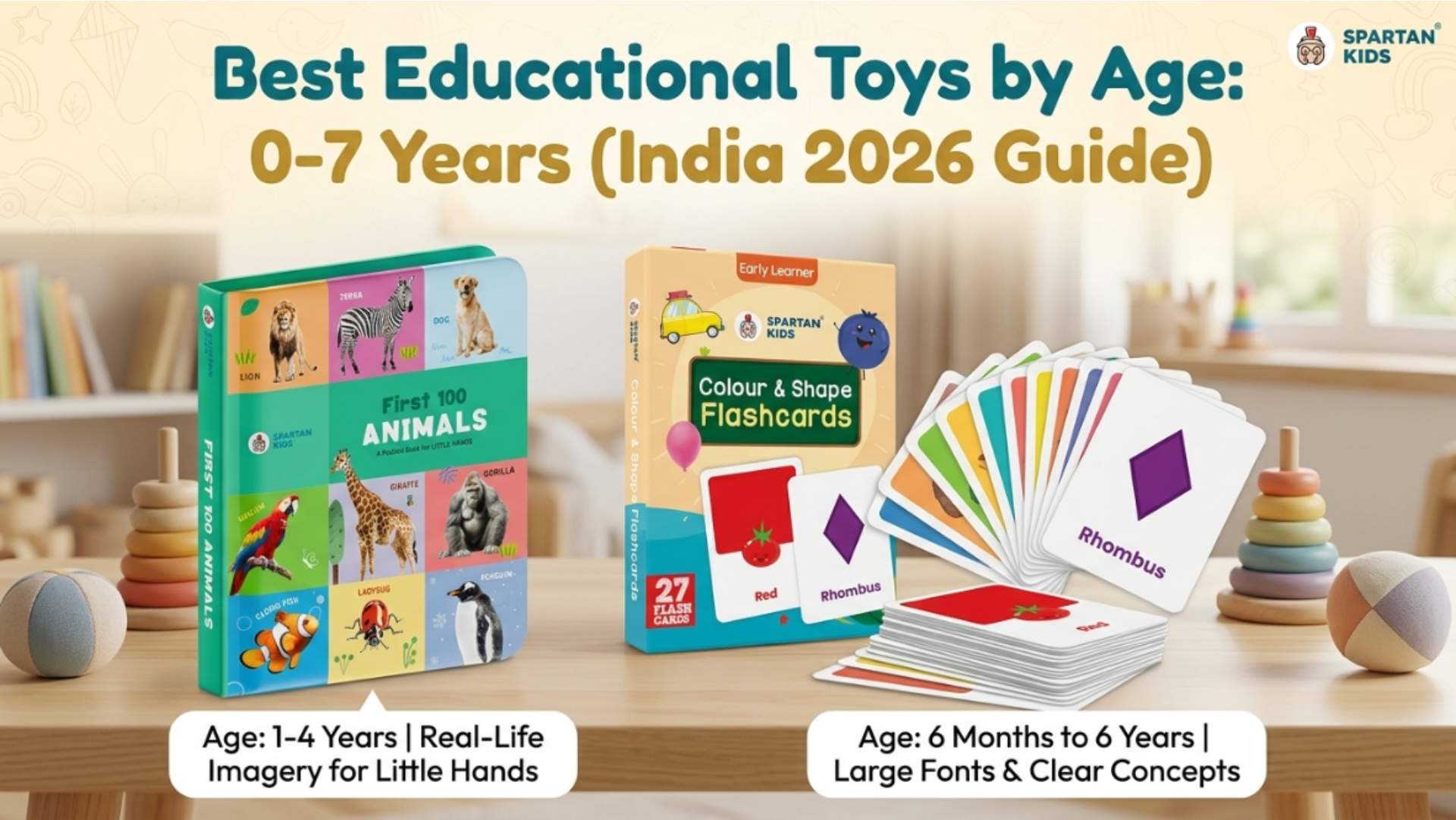 Best Educational Toys by Age: 0-7 Years (India 2026 Guide)