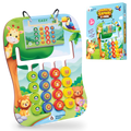 Animals Safari Coder — Educational Jungle Pattern Matching Game for Kids Ages 3+ | STEM Toy | Screen-Free Logic Puzzle | Spartan Kids