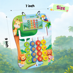 Animals Safari Coder — Educational Jungle Pattern Matching Game for Kids Ages 3+ | STEM Toy | Screen-Free Logic Puzzle | Spartan Kids