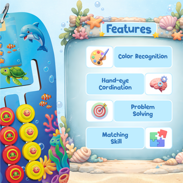 Sea Animals Coder — Educational Ocean Pattern Matching Game for Kids Ages 3+ | STEM Toy | Screen-Free Logic Puzzle | Spartan Kids
