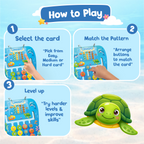 Sea Animals Coder — Educational Ocean Pattern Matching Game for Kids Ages 3+ | STEM Toy | Screen-Free Logic Puzzle | Spartan Kids