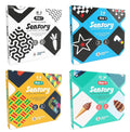 SPARTAN KIDS® Sensory Flash Cards Combo for New Born Babies (Set of 4)