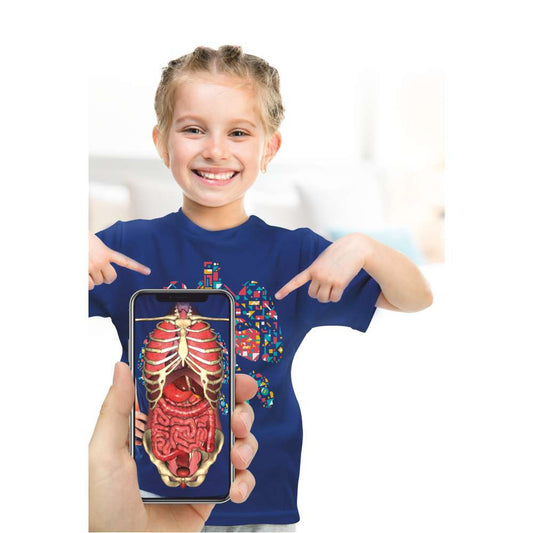 SPARTAN KIDS Anatomy AR - Educational Augmented Reality T-Shirt Multi Color