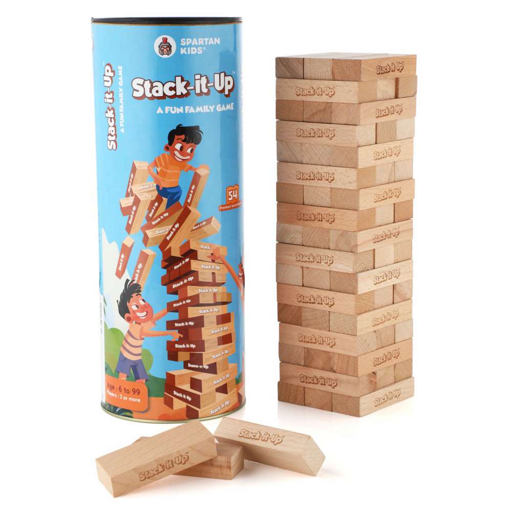 Stack-it-Up Game for Kids | Fun and Skill-Building Play โ Spartan Kids