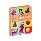 My First Padded Board Book: 4-in-1 Alphabet, Numbers, Colors