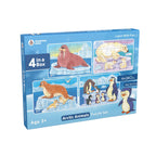 Arctic Animals Jigsaw Puzzle for Kids (4 in a Box) 96 Puzzle Pcs