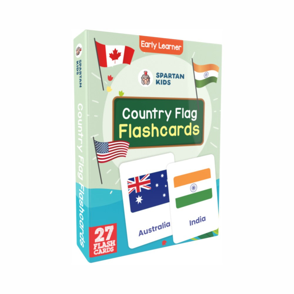 Country Flag Flash Cards | 27 Early Learning Flash Cards for Kids