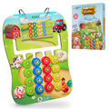 Fun Farm Coder — Educational Pattern Matching Game for Kids Ages 3+ | STEM Toy | Screen-Free Logic Puzzle | Spartan Kids