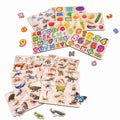 Wooden Educational Puzzle Collection for Kids 3+ (Set of 12)