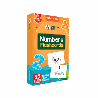 SPARTAN KIDS® Jumbo Number Flash Cards | Fun & Educational Learning