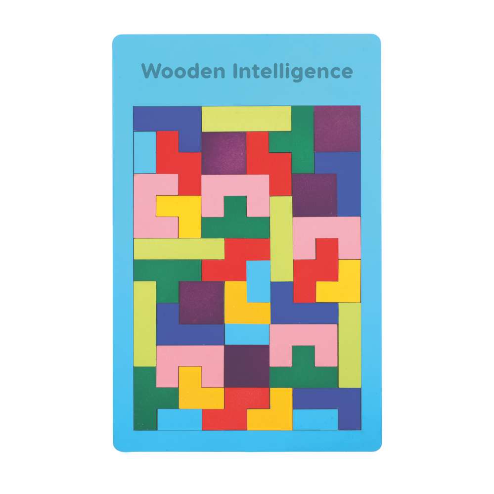 Spartan Kids® Wooden Intelligence Puzzle Game for Kids Ages 3-8