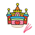 🎁 Spartan Kids® DIY Foam Clay Art Kit: Wooden Castle Board with Stand
