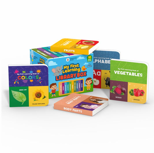Board Book Set of 10 for Toddlers Ages 1-5 | Educational Gift