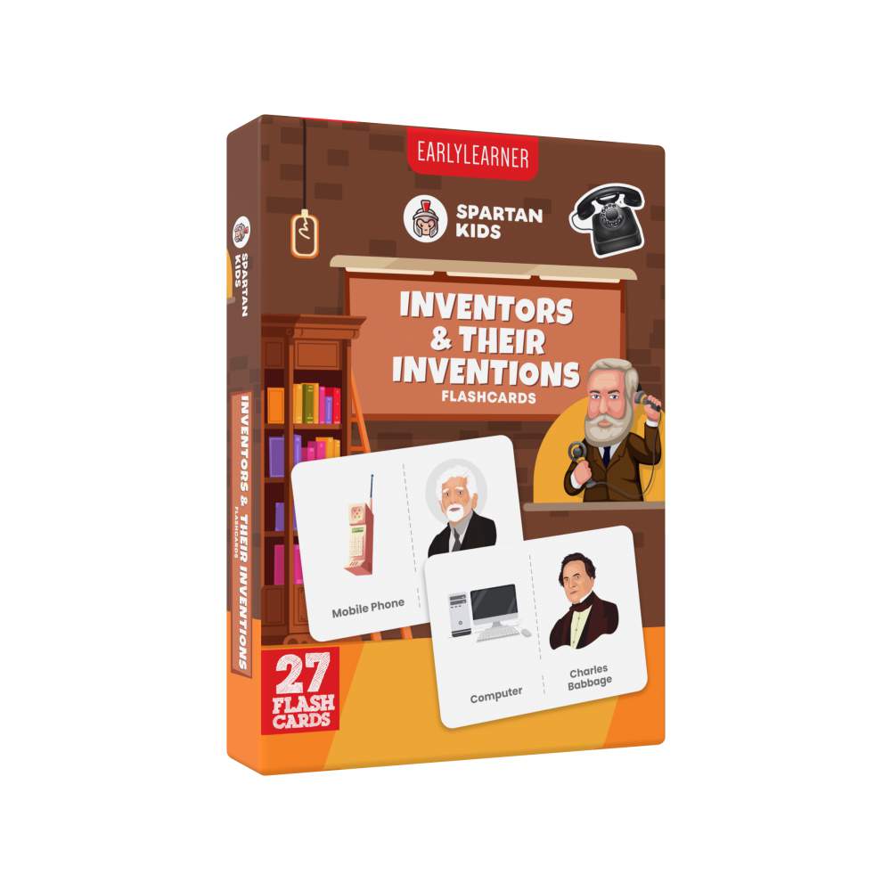 Famous Inventors & Inventions Flashcards – 27 GK Cards for Kids (Ages 5-10)