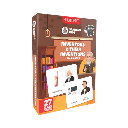 Inventors & Their Inventions Flash Cards | 27 Early Learning Flash Cards for Kids