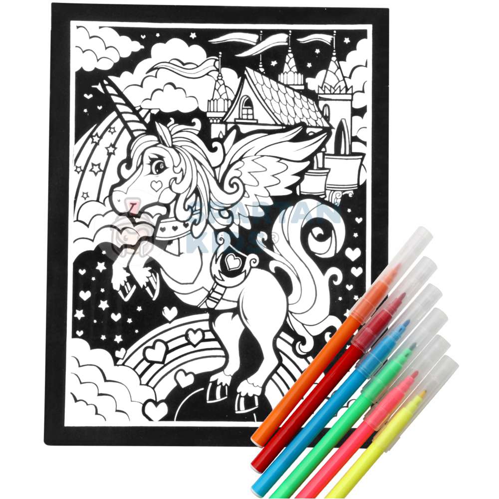 Spartan Kids® Color Felt Unicorn Velvet Art Kit