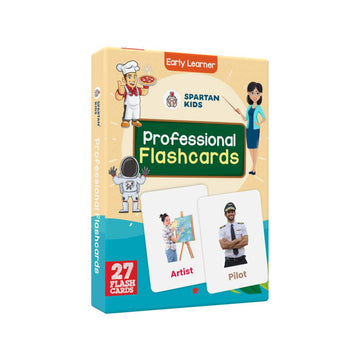 Professions Flashcards for Kids – 27 Career Picture Cards (Ages 3-6)