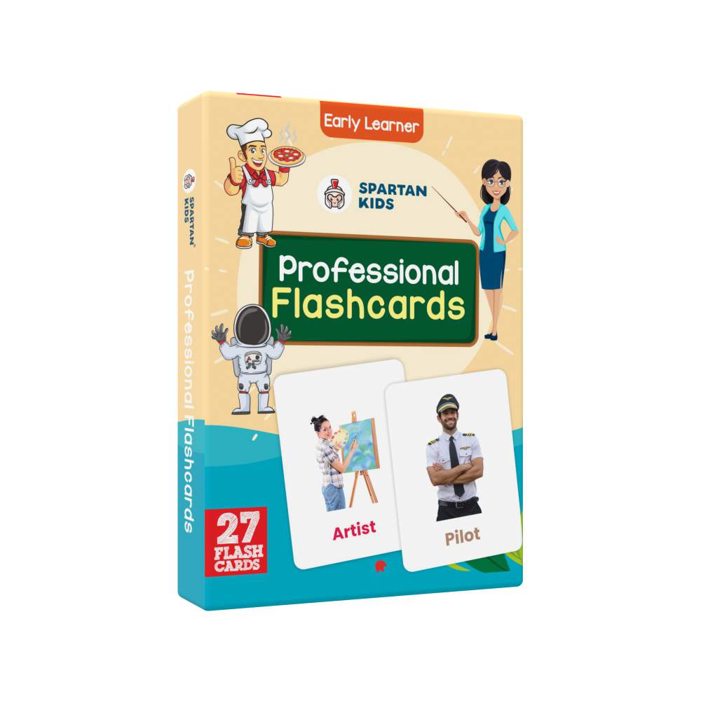 Professions Flashcards for Kids – 27 Career Picture Cards (Ages 3-6)