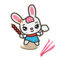 🎁 Spartan Kids® DIY Foam Clay Art Kit: Wooden Rabbit Board with Stand