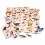 Wooden Educational Puzzle Set for Kids 3+ (Set of 6)