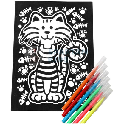 Spartan Kids® Color Felt Tiger Velvet Art Kit