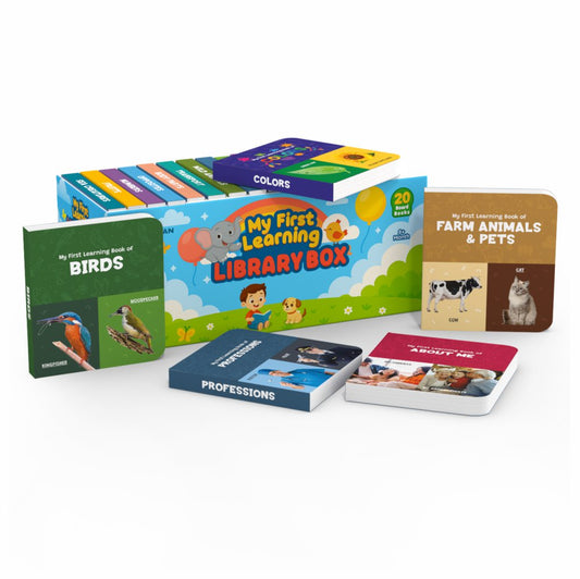 Board Book Set of 20 for Toddlers Ages 1-5 | Educational Gift