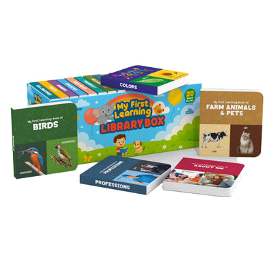 Board Book Set of 20 for Toddlers Ages 1-5 | Educational Gift