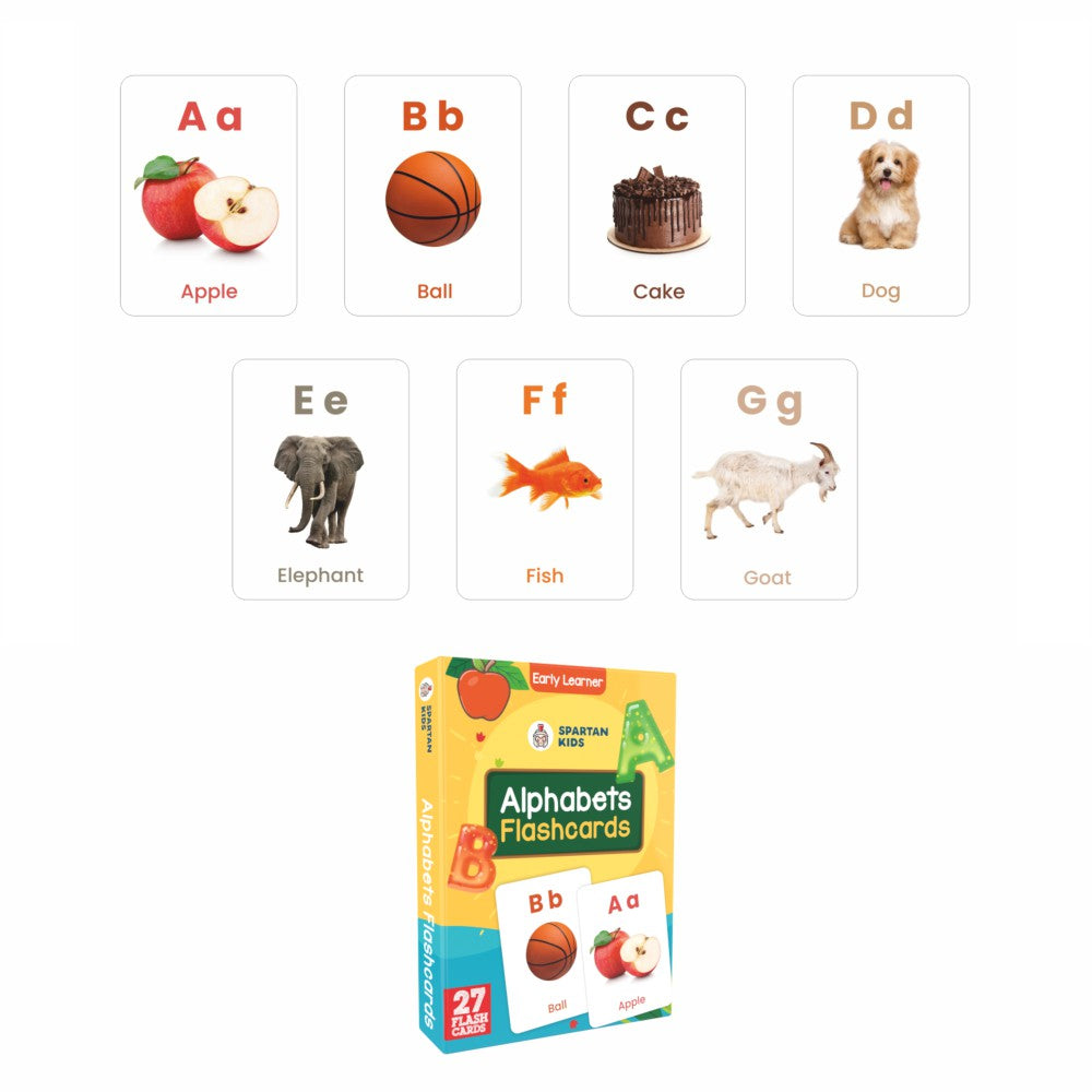 Alphabet Flash Cards | 27 Early Learning Flash Cards for Kids