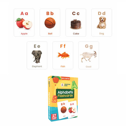 Alphabet Flash Cards | 27 Early Learning Flash Cards for Kids