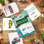 Vibrant Vehicle Flash Cards | 27 Early Learning for Kids