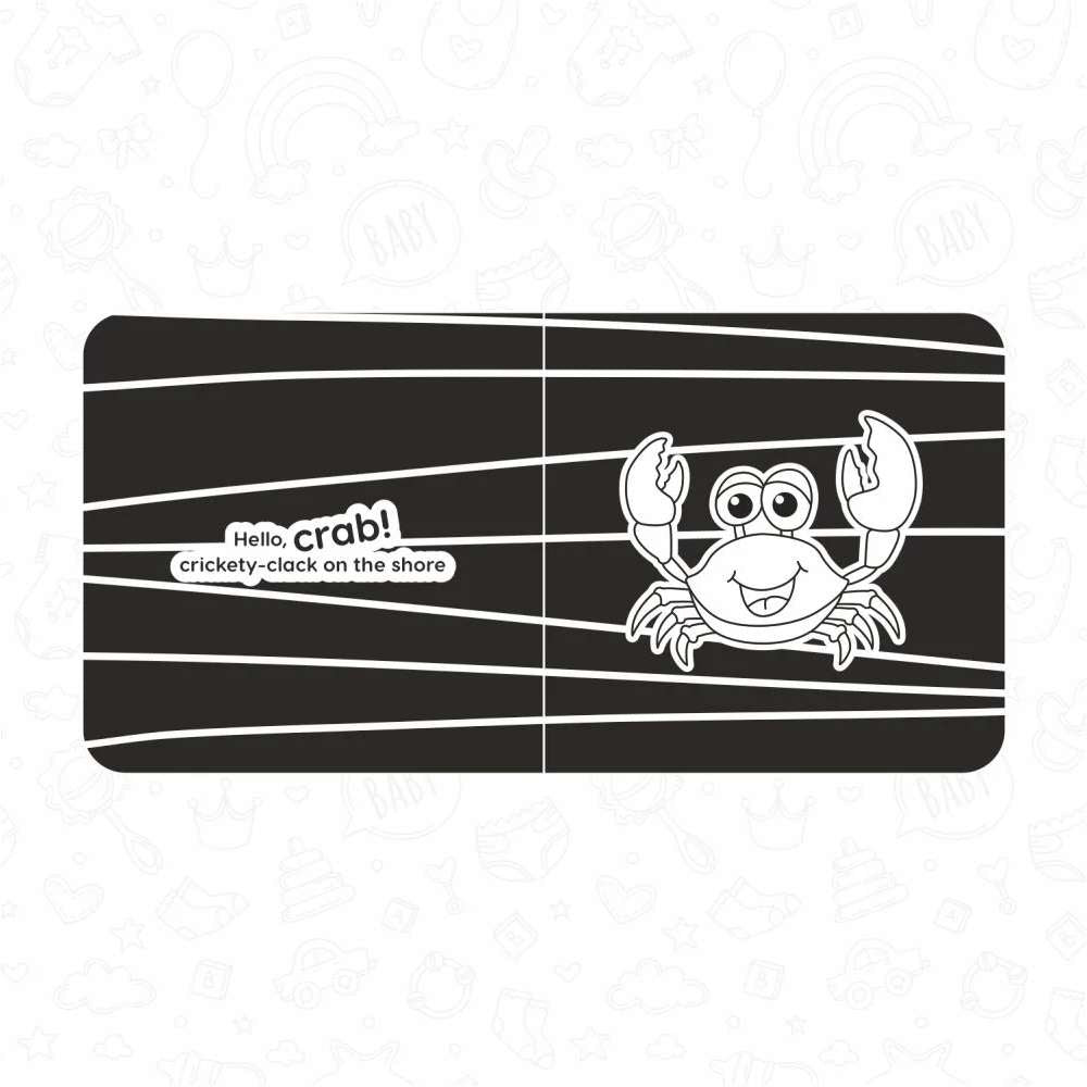 SPARTAN KIDS Black & White Sensory Board Set – Set of 3