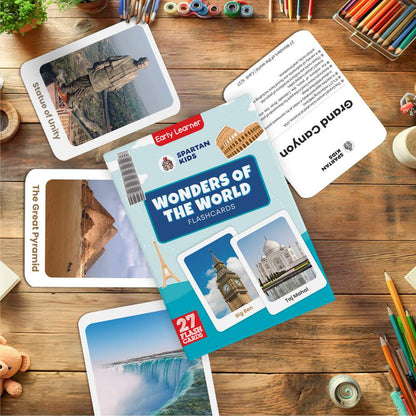 Wonders of the World Flash Cards | 27 Early Learning for Kids