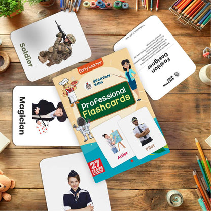 Professional Flash Cards | 27 Early Learning Flash Cards for Kids