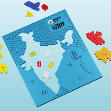 India Map Puzzle: Fun Spartan Kids 25-Piece for Ages 4-8