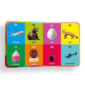 My First Padded Board Book: 4-in-1 Alphabet, Numbers, Colors