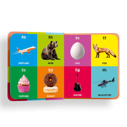 My First Padded Board Book: 4-in-1 Alphabet, Numbers, Colors