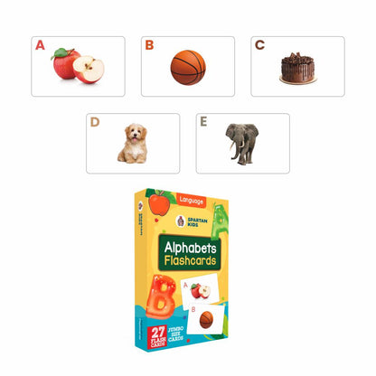 SPARTAN KIDS® Jumbo Alphabet Flash Cards | Engaging ABC Learning